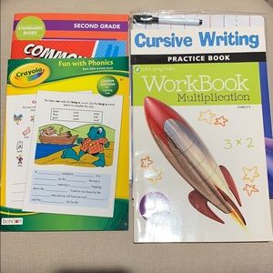 Educational Workbook Bundle 2nd Grade